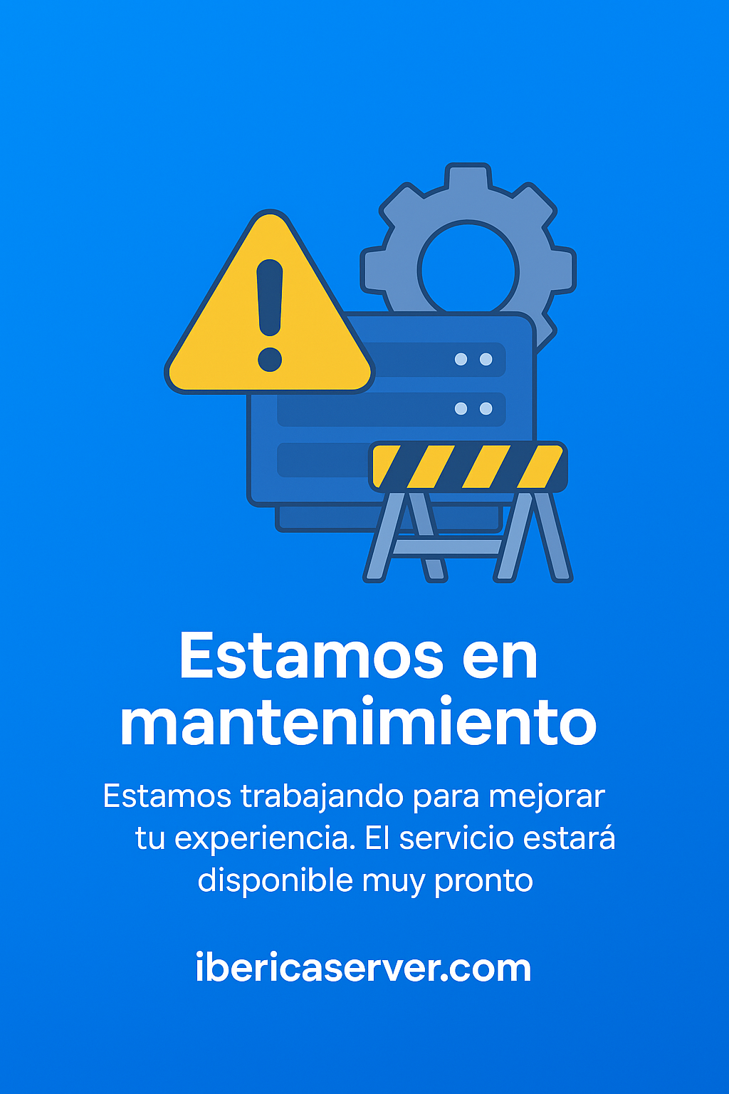 Servidor en mantenimiento